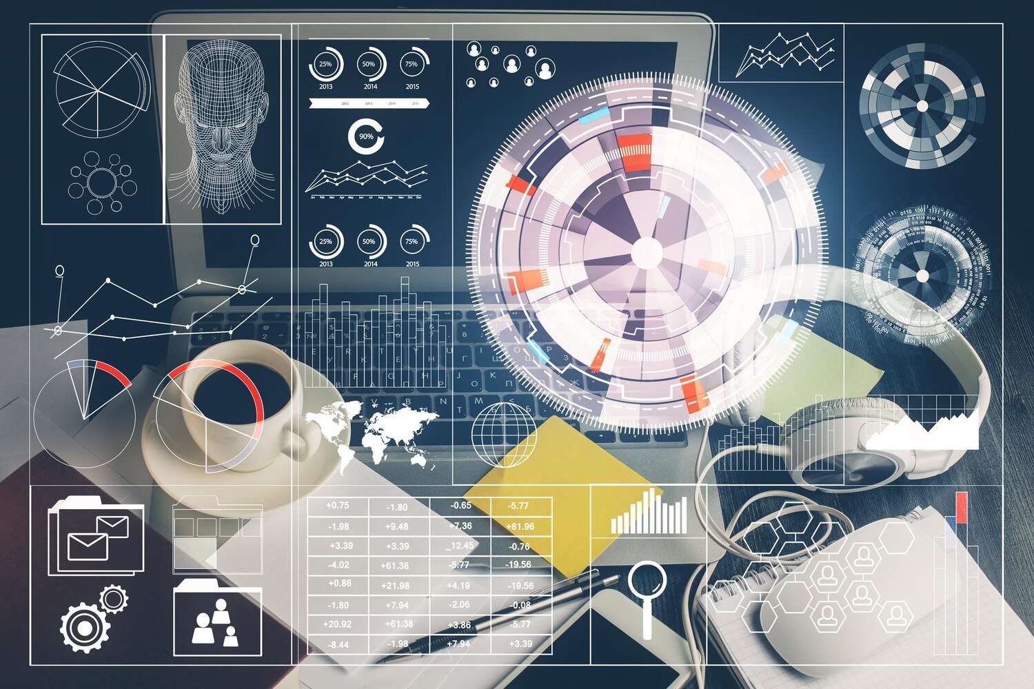 Cross-functional team maps current-state digital workflows and integration touchpoints during a working session