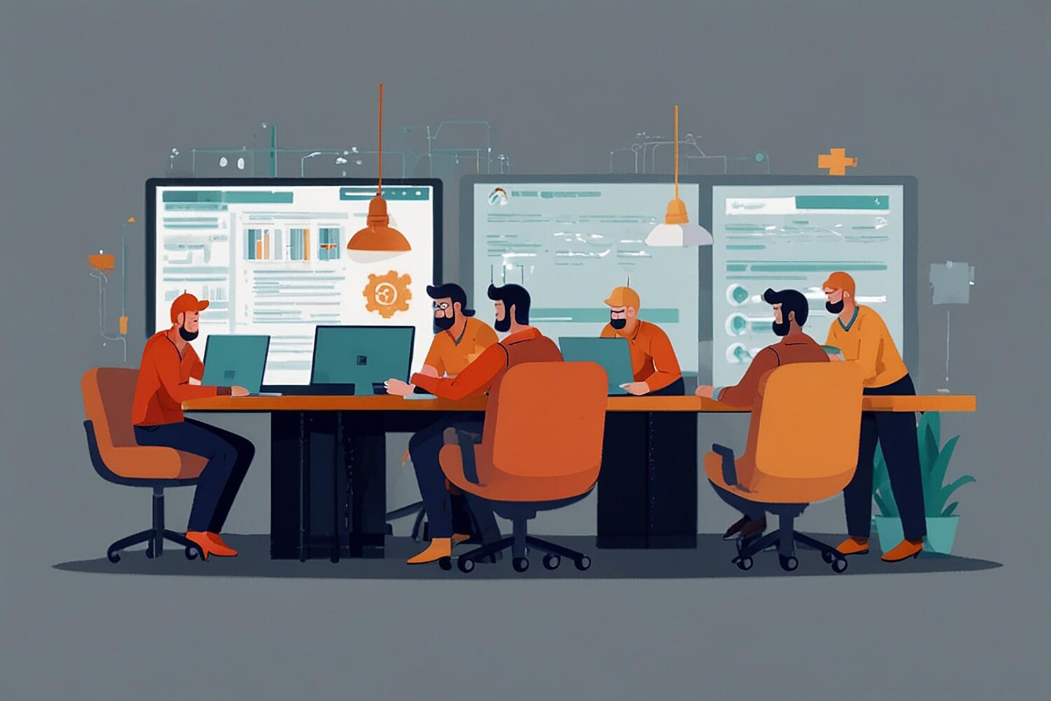 Engineers collaborating on Lighthouse and DevTools results during a web performance review