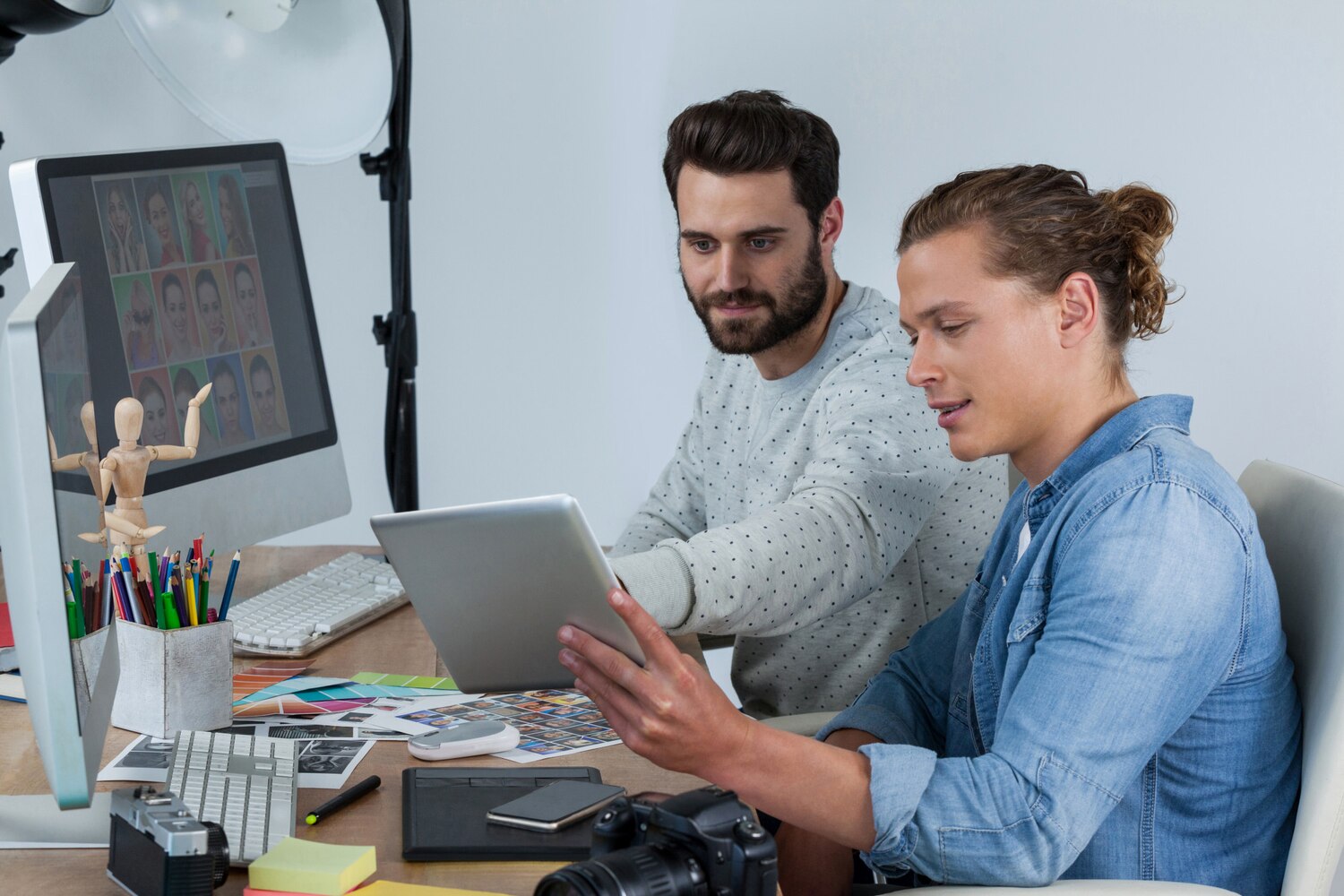 Cross-functional team aligning components between Figma and code to scale design quality