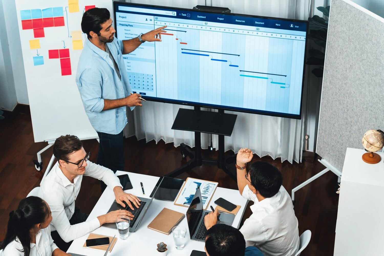 Cross-functional team mapping APIs and workflows for a headless commerce rollout