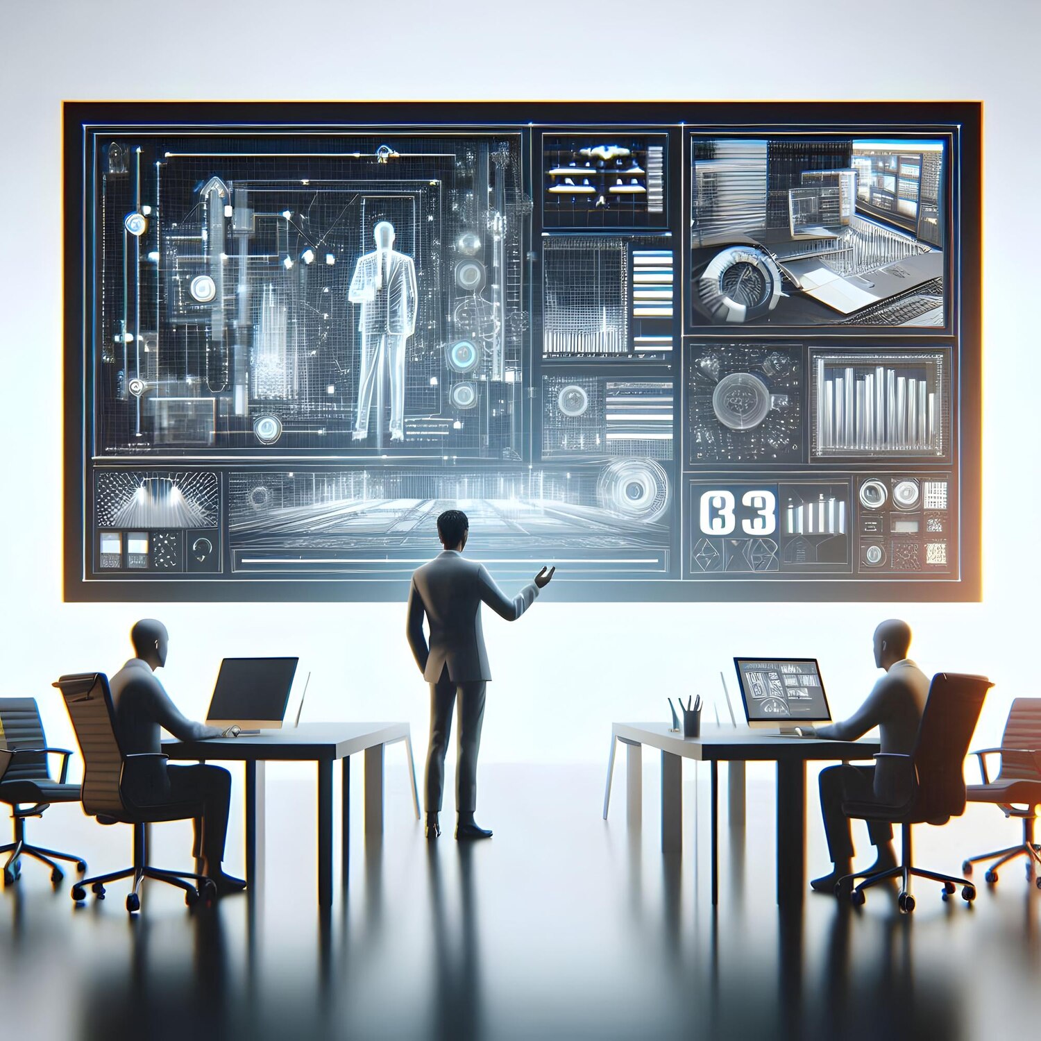 Cross-functional teams align on AI operating model, platform guardrails, and product squad responsibilities
