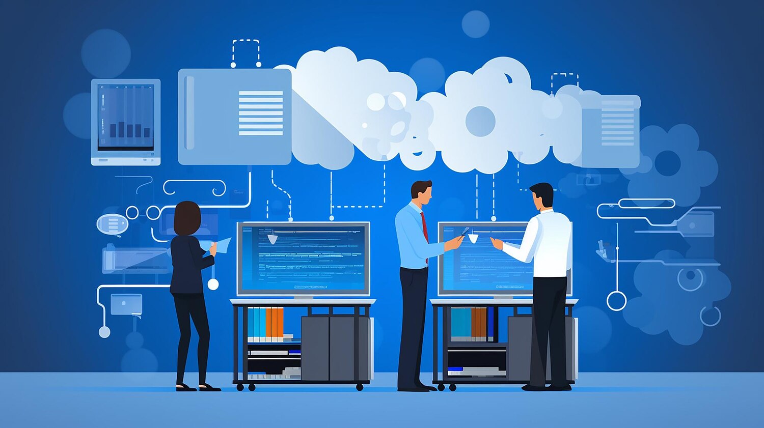 Cross-functional team mapping data pipelines and LLM platform components
