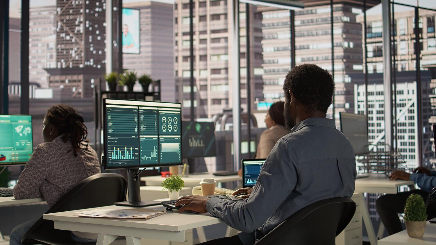Architects analyzing API schemas and data contracts for versioned workflow integrations in a modern tech workspace