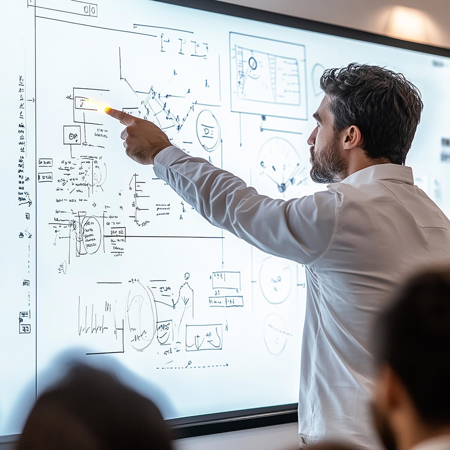Cross-functional team collaborates on an end-to-end MLOps pipeline design