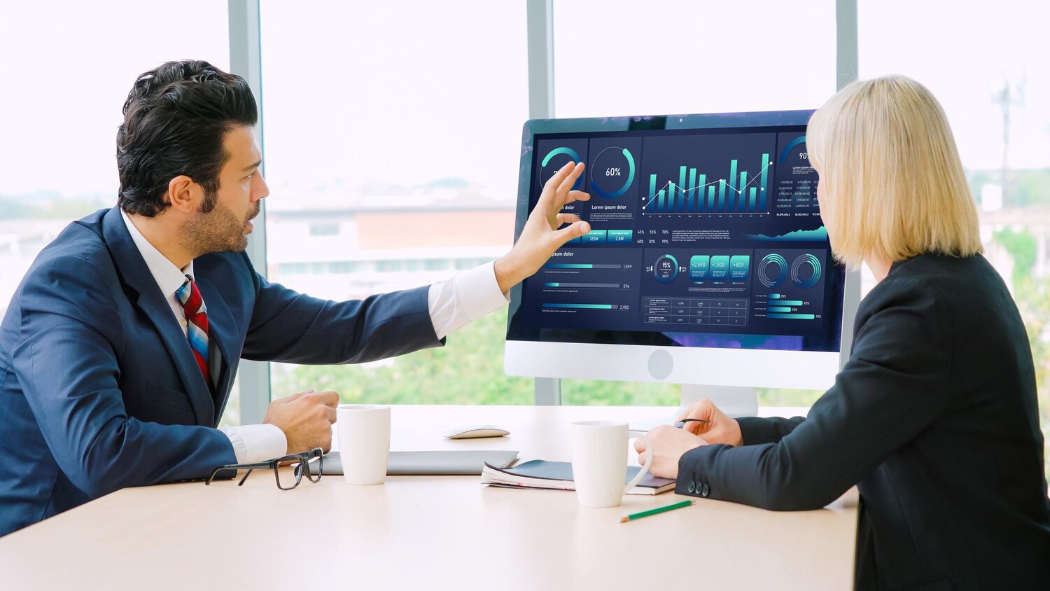 Decision analysis comparing AI platform options with cost, risk, and ROI factors for an enterprise AI strategy