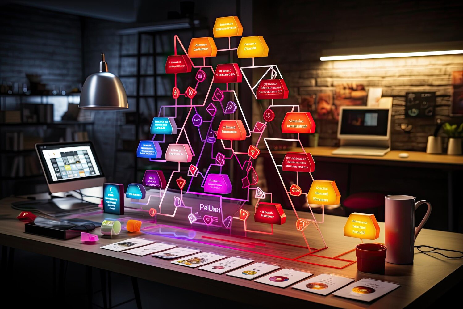 UX lead explains conversion-centered design trade-offs using a funnel decision tree and event data