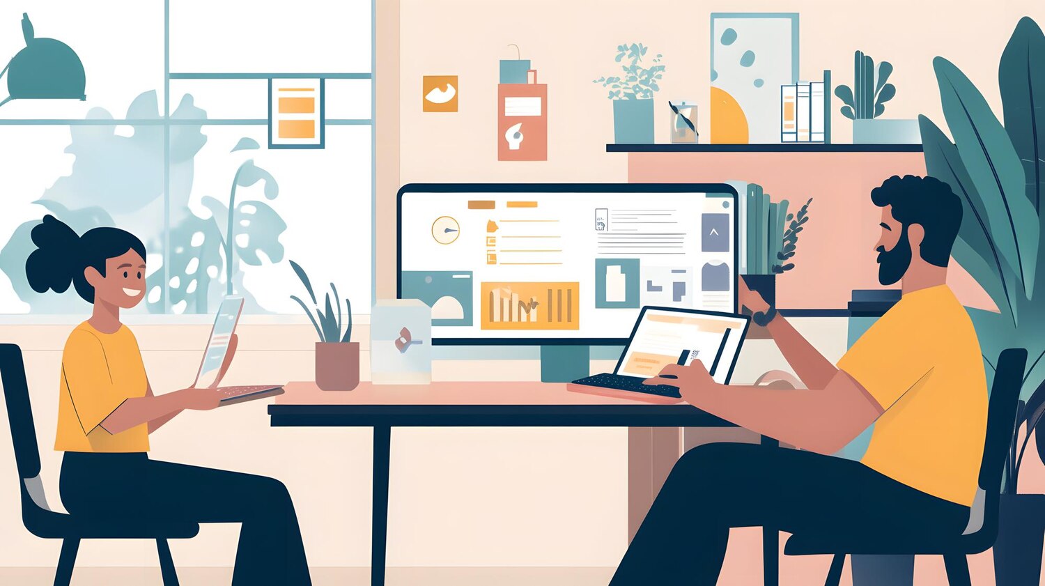 Designers and engineers collaborate in a shared workspace to test an online checkout flow and discuss observable friction points