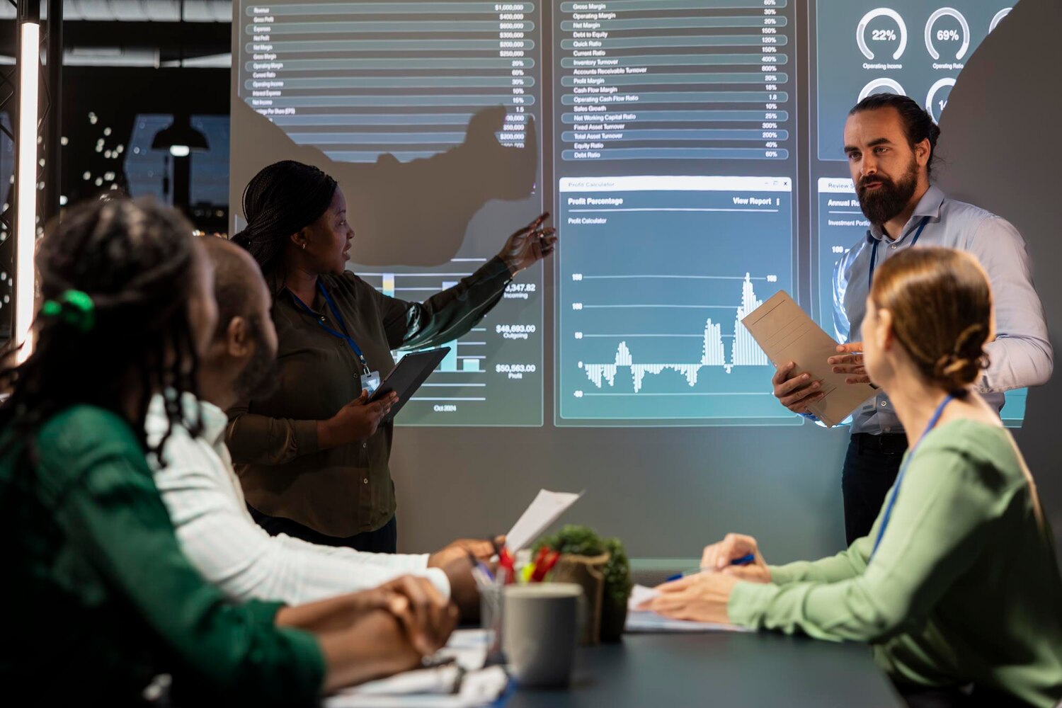Delivery team refining backlog and code reviews to keep custom software development on track