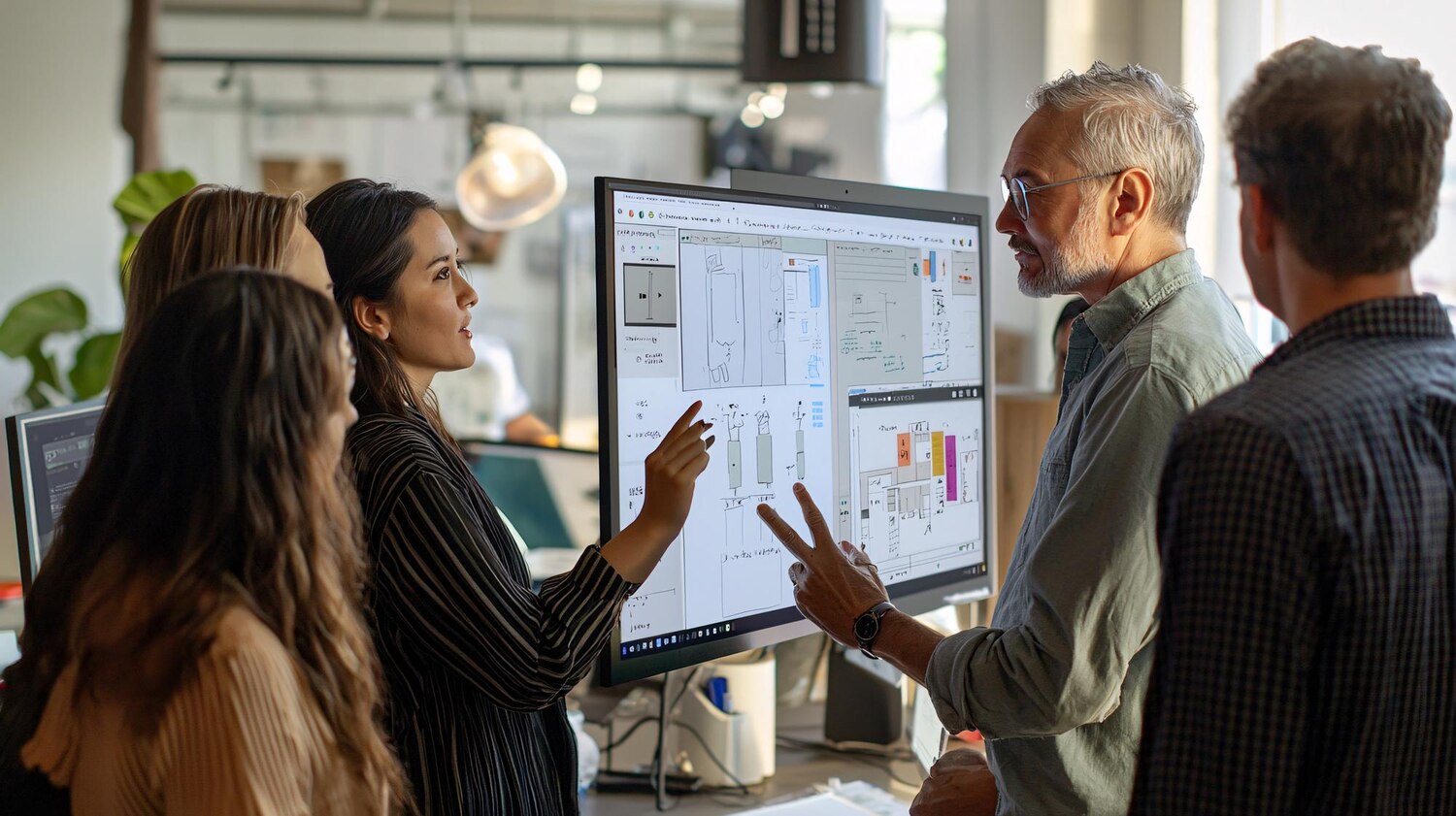 Architects review event schemas and data pipelines that underpin a digital growth strategy
